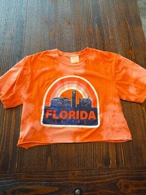 Florida Gators Tie Dye Crop Top